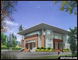 GÓC XÂY DỰNG – KIẾN TRÚC: HỒ SƠ THIẾT KẾ NHÀ HỘI TRƯỜNG THƯ VIỆN 2 TẦNG